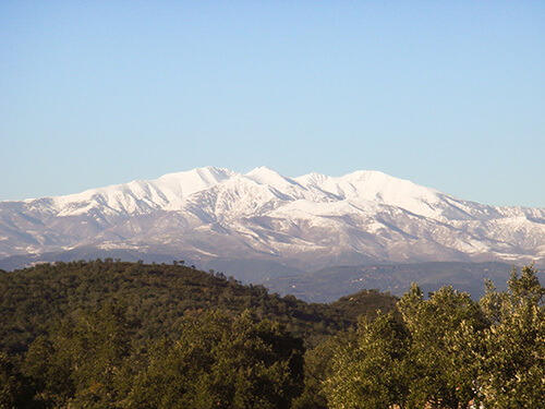 canigou neige montagne