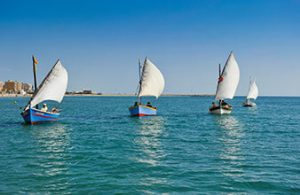 mer plage barque catalane