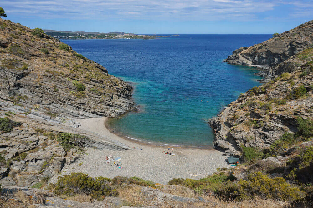 catalogne crique plage costa brava