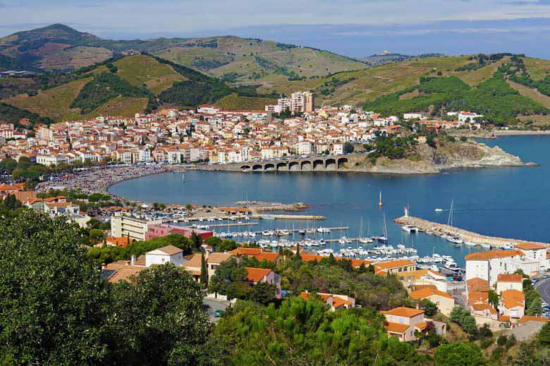 Village mer Banyuls paysage