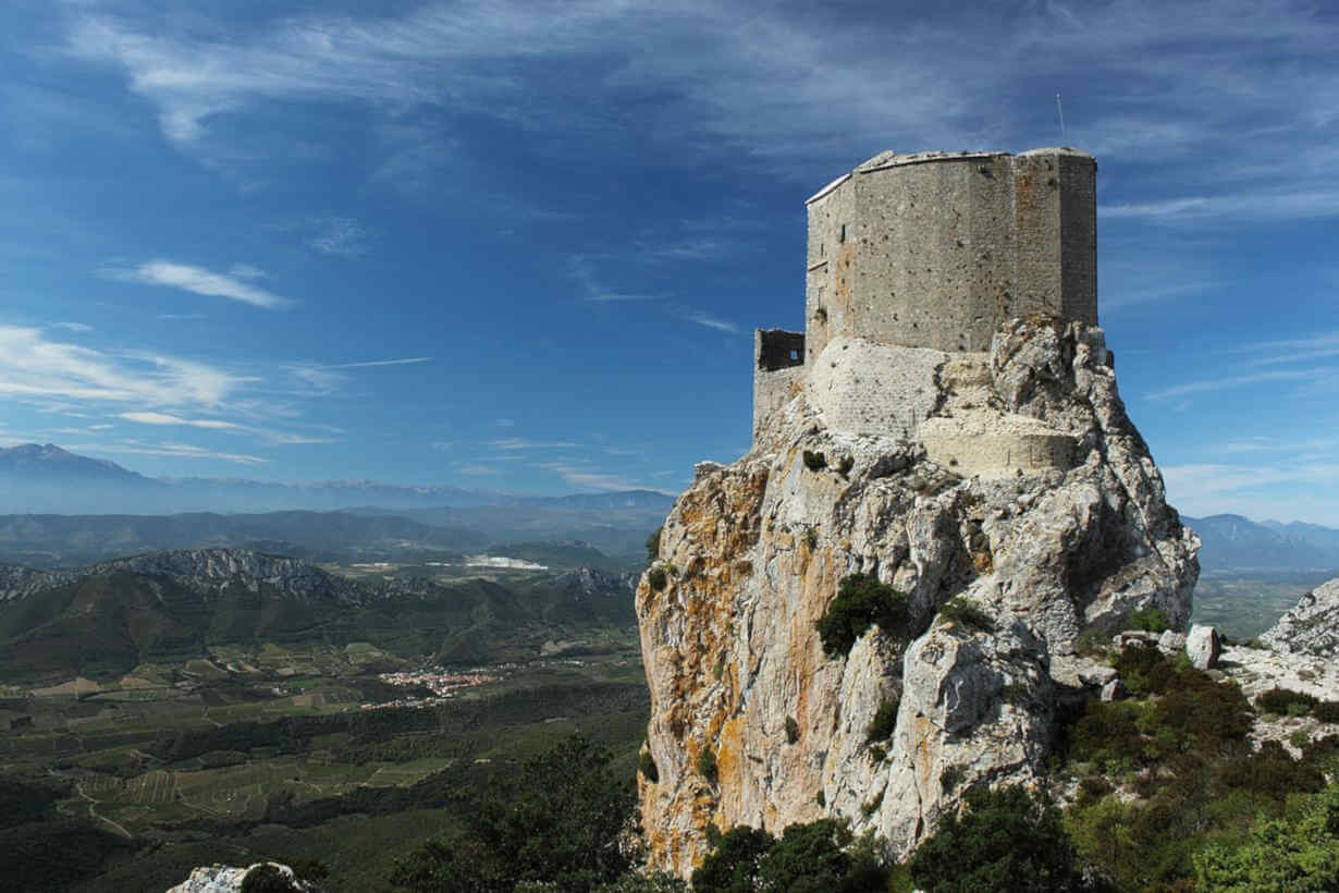 Quéribus paysages occitanie