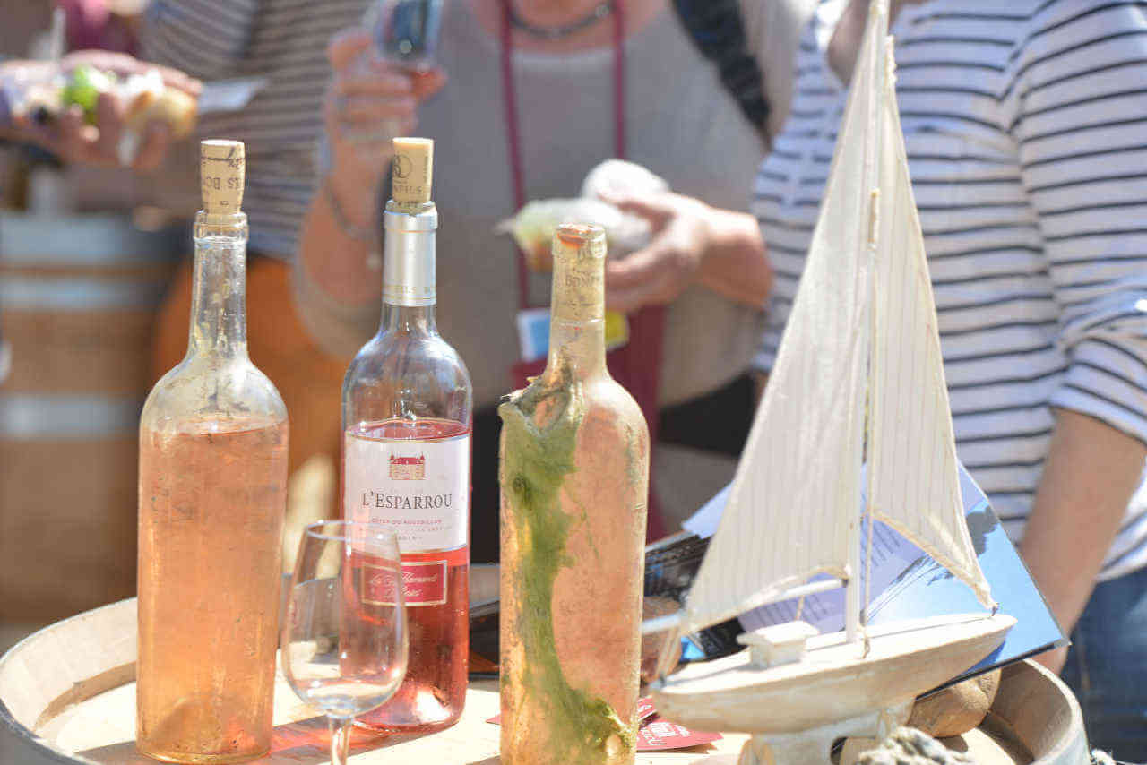 Dégustation vin bateau