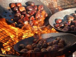 châtaignes grillées