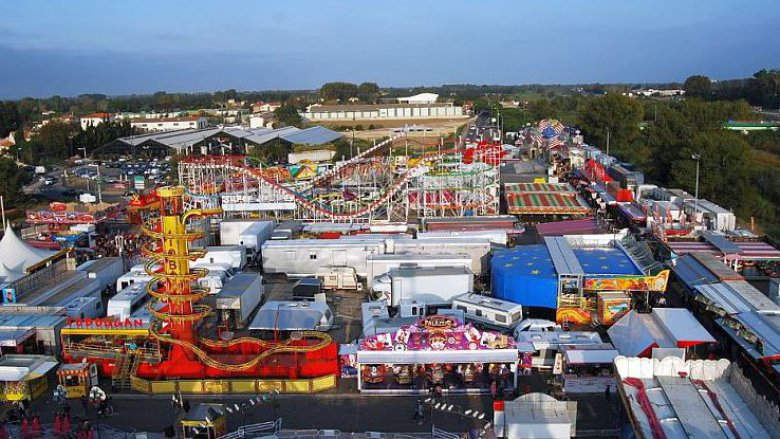 vue attractions foire catalane