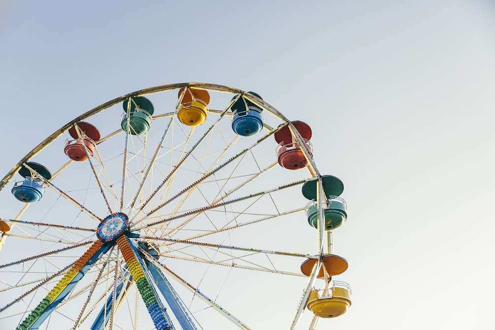 roue colorée gerone catalogne