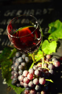 coupe vin vendange raisins