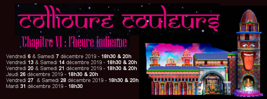 affiche visuel fête festivité collioure