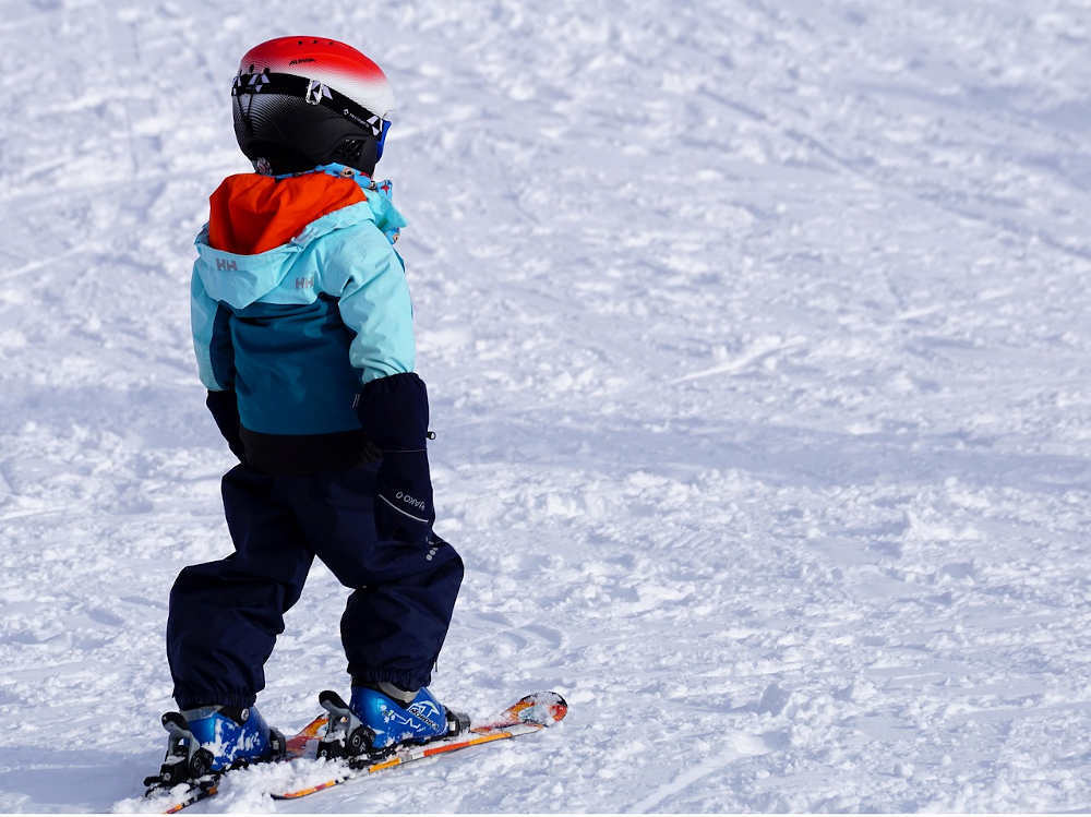 glisse bebe jeu ski