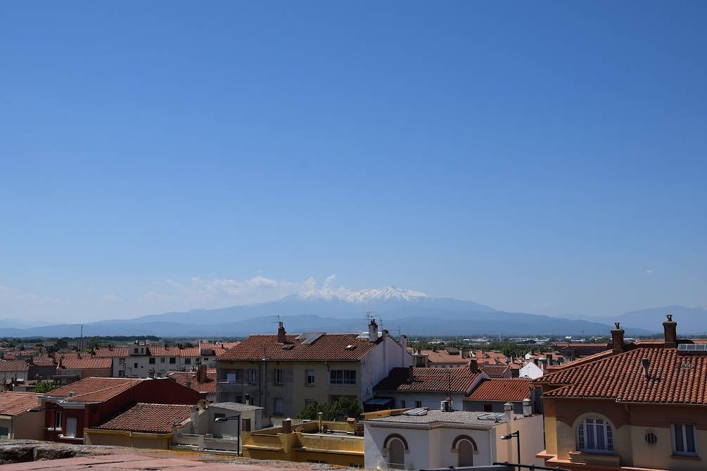 vue horizon perpignan canigou catalogne pyrénées orientales tourisme