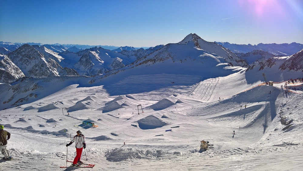 Font romeu ski compet neige paysage montagne