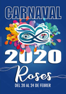 carnaval 2020 roses masque