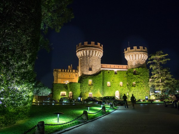 chateau peralada catalogne espagne nuit