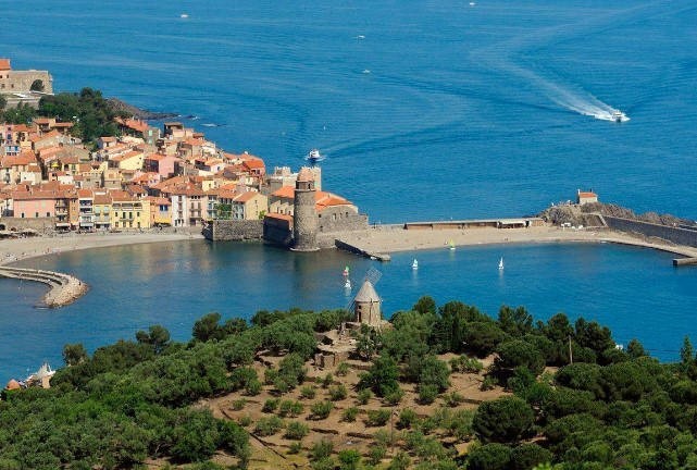 panorama vue collioure