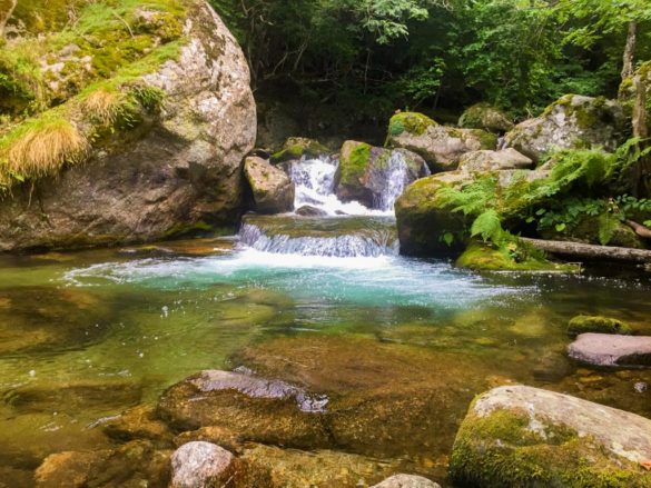 les gorges de la caranca cascade