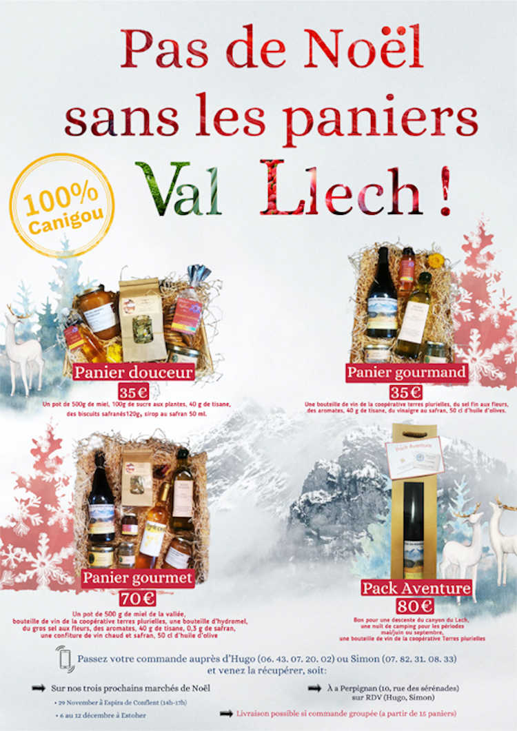 cadeaux noël produits locaux canigou