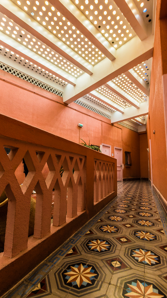 Intérieur de l'hôtel le Belvédère du rayon vert à Cerbère