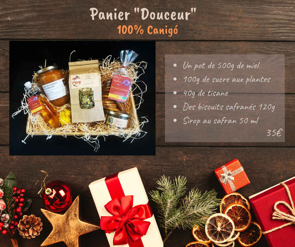 Cadeau gourmand Noël , coffret Panier garni Noël pour entreprise