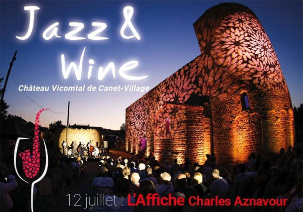 Jazz & Wine Château Vicomtal Canet-en-Roussillon L'Affiche
