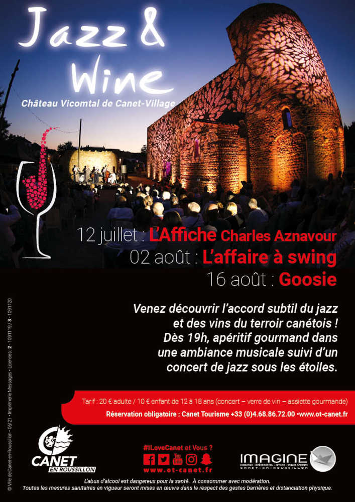 Jazz & Wine Château Vicomtal Canet-en-Roussillon