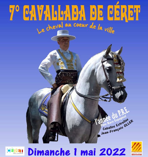 affiche cavallada ceret 2022 merens transhumance