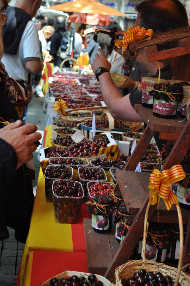 Marché Fête Cerise Céret