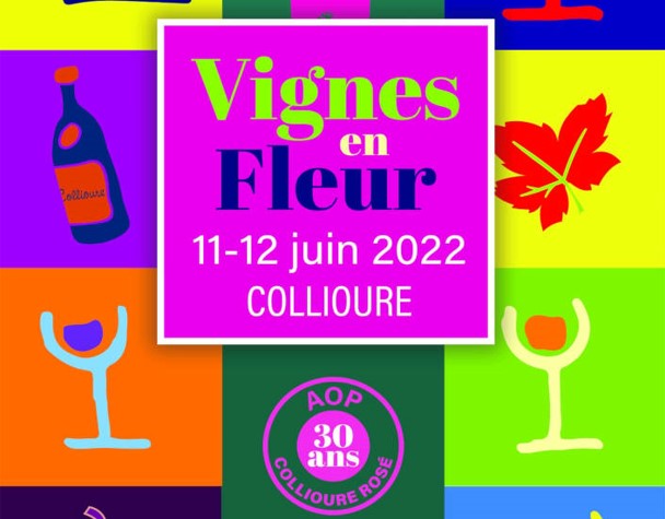 vignes en fleur collioure 2022 événement weekend
