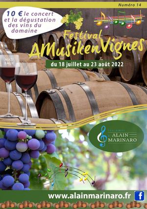 AmusikenVignes festival vigneronmusique concert vin région PO vin catalan dégustation gratuit pyrénées orientales
