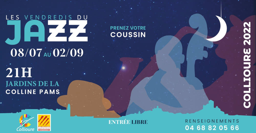 vendredis jazz collioure jardin colline pams soirée gratuit PO 66 nocturne