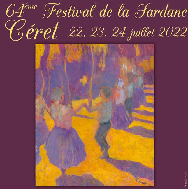 Festival sardane ceret juillet 2022 danse traditionnelle catalane PO