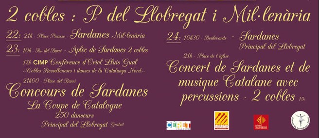 Festival sardane juillet 2022 céret programme