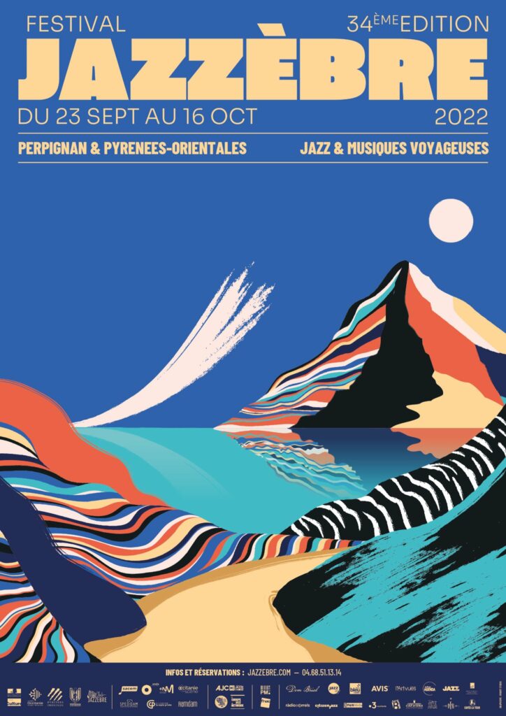 affiche festival jazzèbre perpignan pyrénées orientales PO 66 2022
