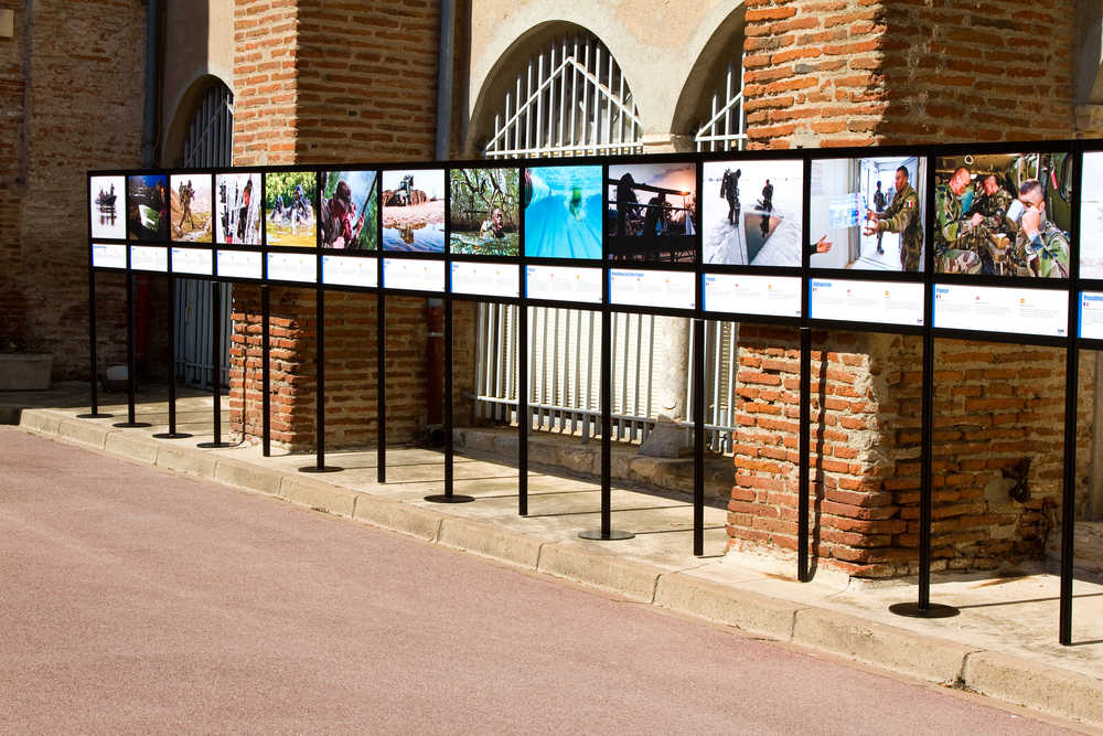 vis pour image exposition exterieure