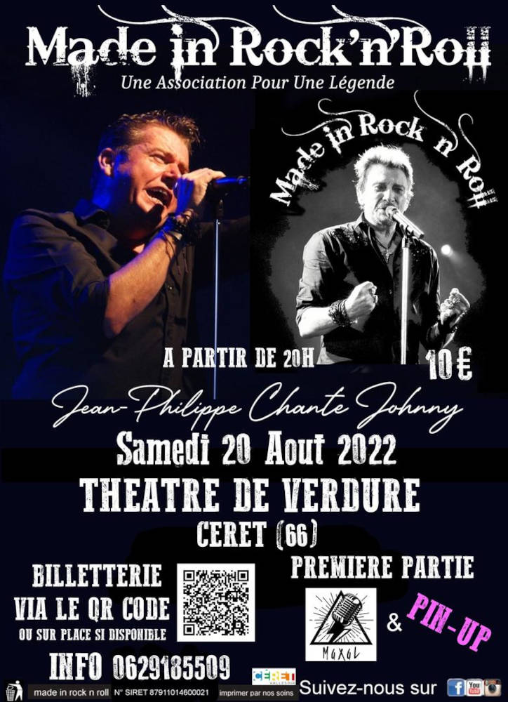 rock n roll johnny hallyday concert variété française céret 66