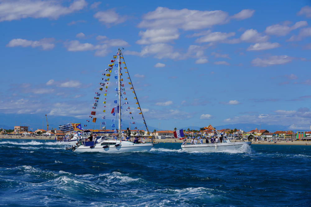 bodega bal port barcares bateau voile pêhcuers mer festivités été 2022