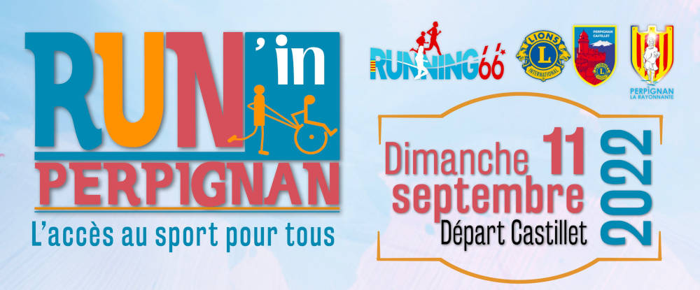 course sport pour tous inclusif perpignan pyrénées orientales running66 lions castillet handicap