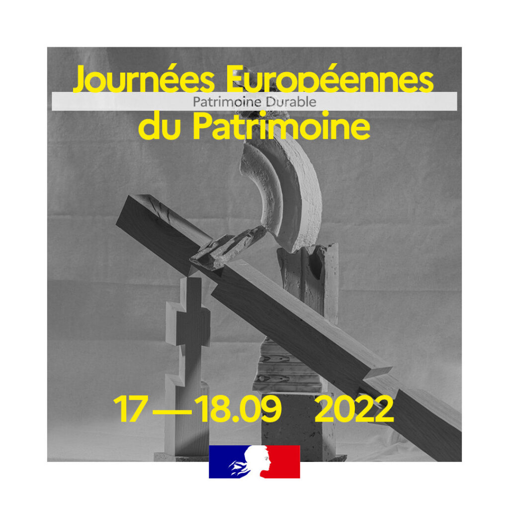 affiche journee europeenne patrimoine septembre 2022 france