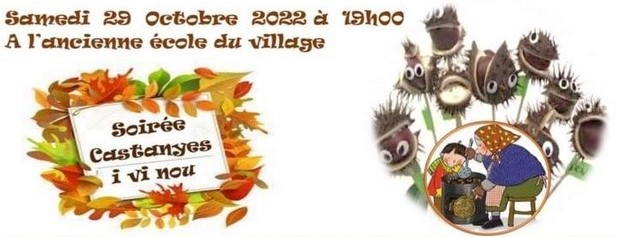 castanyes i vi nou châtaignes vin