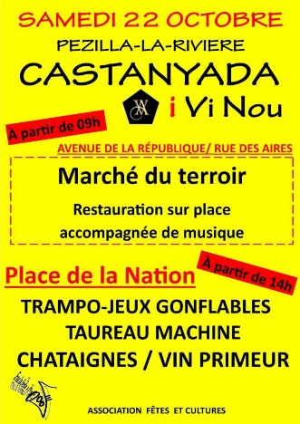 castanyada pezilla-la-rivière marché du terroir châtaignes vin primeur