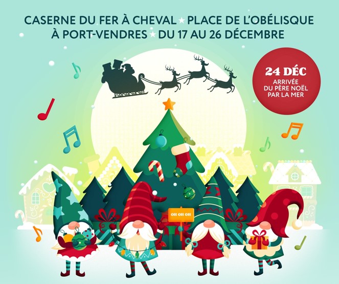 noel port vendres decembre pere mer sapin village animation dj gala spectacle enfant perpignan 66