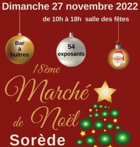 marche noel sorede novembre 2022 fete cadeau stands animations produits local artisans bijoux terroir idées musique