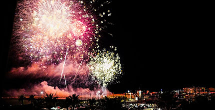 feu artifice, 2023, Barcarès, Pyrénées orientales, 15 août