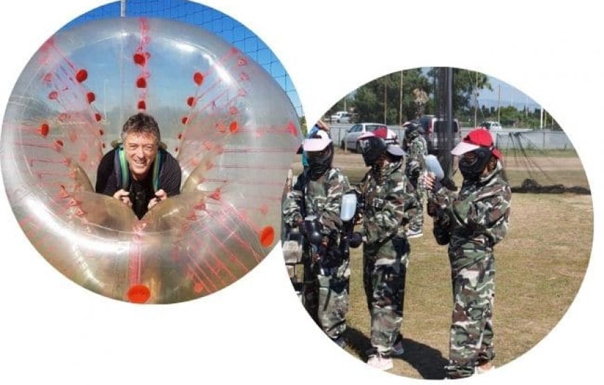 Offre duo : Bubble foot + Paintball