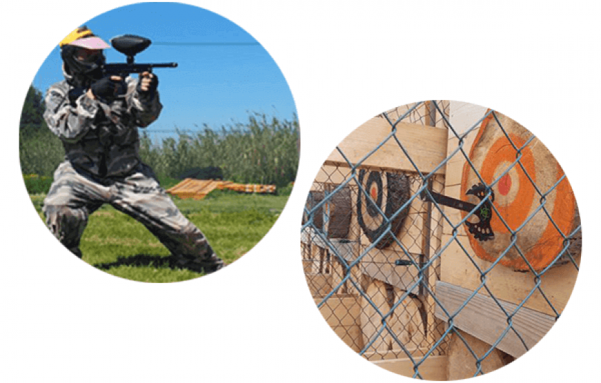 Offre duo : Paintball + Lancer de Hache