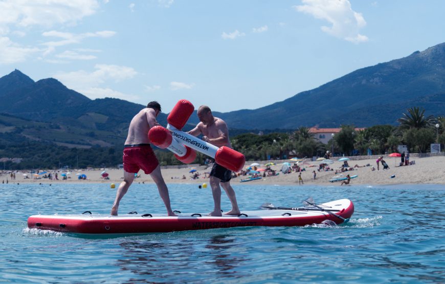 Paddle toboggan géant