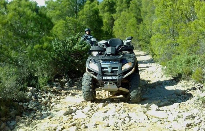 Rando accompagnée en Quad sur les sentiers de la Côte catalane !