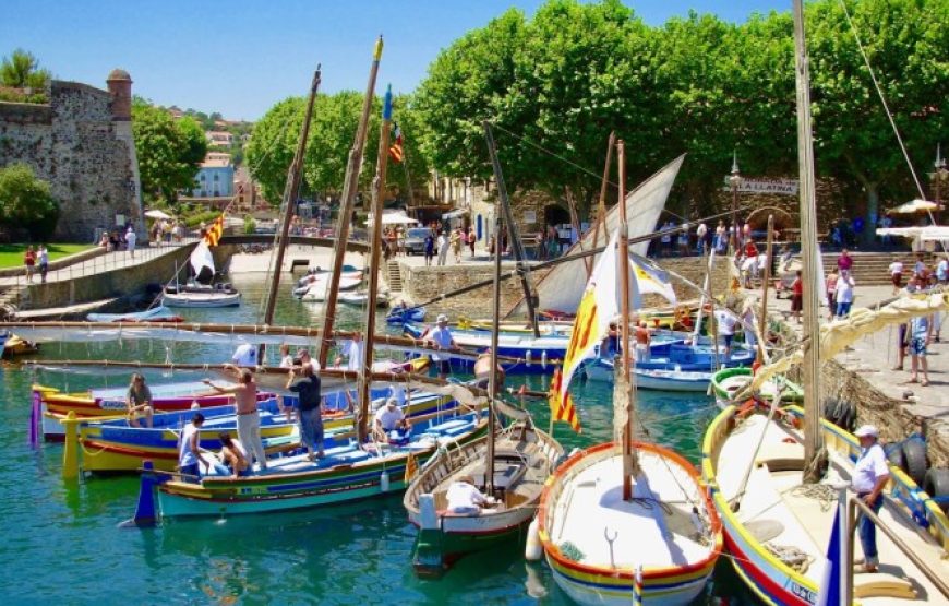 Cap sur Collioure grâce à la navette en bateau !